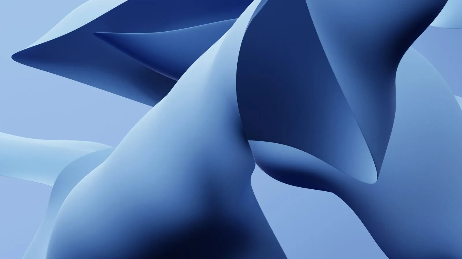 Abstracte blauwe vormen