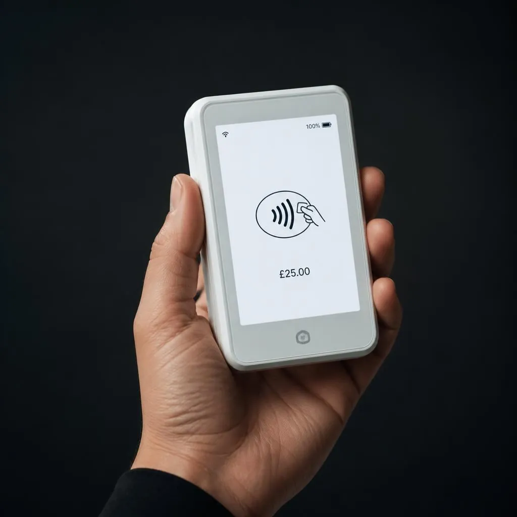 Telefoon met een contactloze betaalfunctie